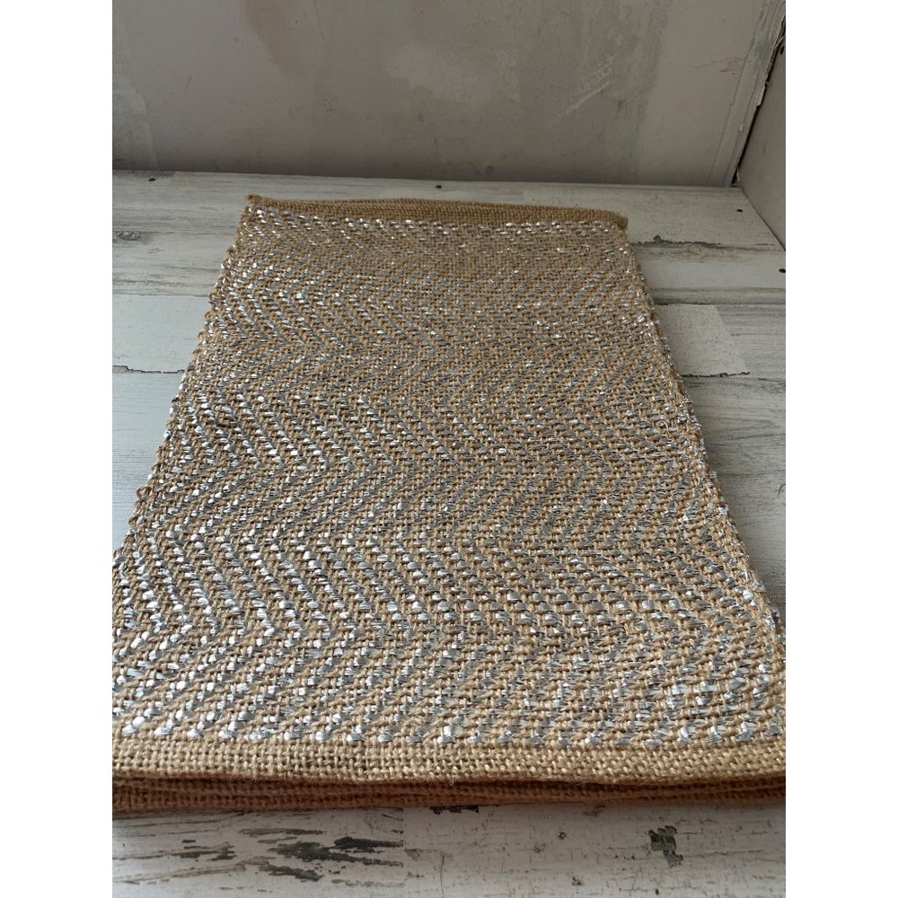 Domain jute & polyester set of eight placemats